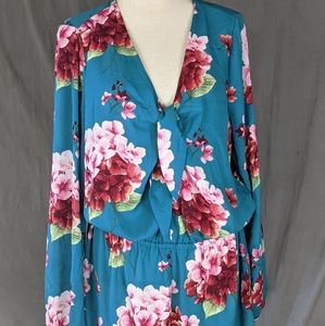 Forever 21 + floral romper